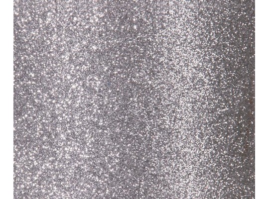 Samolepicí pěnovka moosgummi třpytivá stříbrná 20x30cm