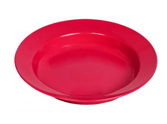 Nádobí Valon hluboký talíř červený pr.19 cm