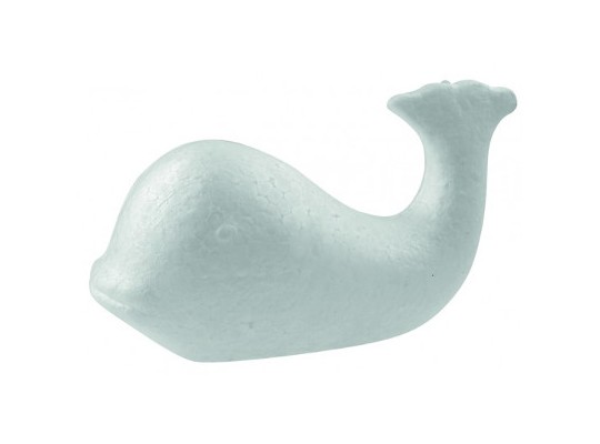 Polystyrenové zvířátko-15x10cm-velryba