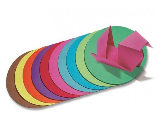 Papír origami kruhový pr.18cm 70g/m2 - 100ks