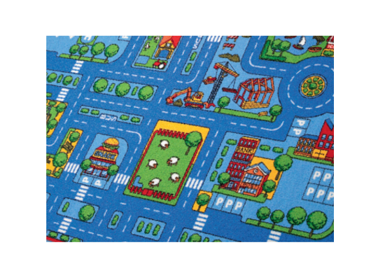 Dětský koberec město 200 x 140 cm