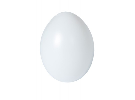 Plastové vejce 6 x 4,5 cm bílé - 25 ks