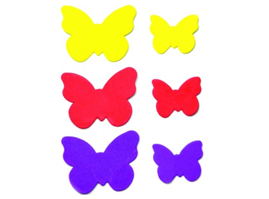 Samolepicí pěnovka moosgummi motýli-60ks