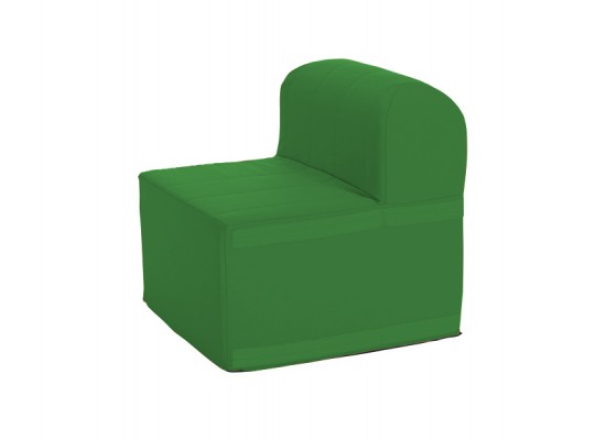 Molitanová sedací souprava velká-část čtvercová s opěradlem-PUR pěna Ramon zelená tmavá