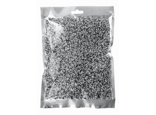 Dekorační konfety ruličky stříbrné 36g