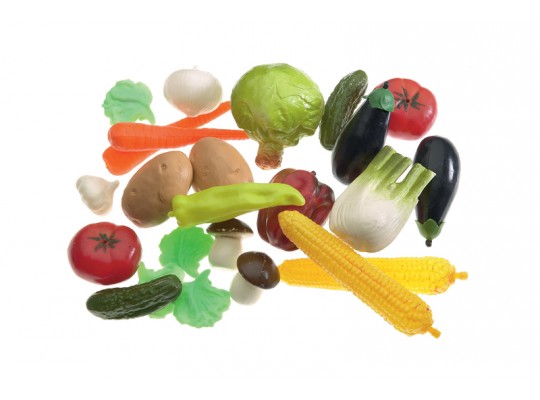 Zelenina plastová-dětská-24ks