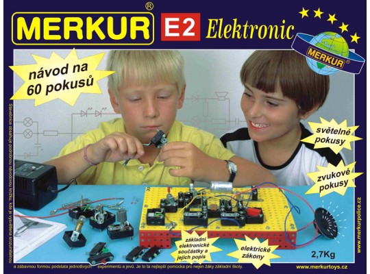 Stavebnice Merkur-Elektronic E2-60pokusů