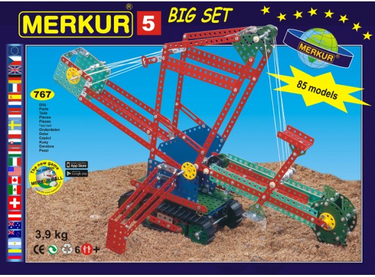 Stavebnice Merkur-Big set M5-85modelů