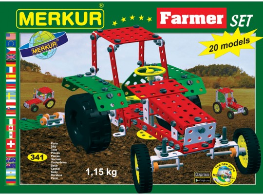 Stavebnice Merkur-Farmer set-20modelů