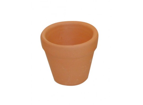 Květináč terakotový/keramický-v.4cm-malý