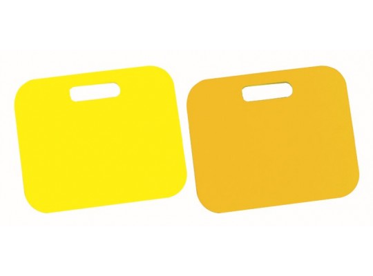 Pěnový podsedák s rukojetí 34 x 28 x 2,7 cm žlutý