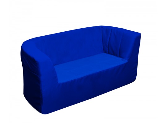 Dětská sedací souprava - pohovka molitanová - 2 místa, PUR pěna Ramon modrá tmavá