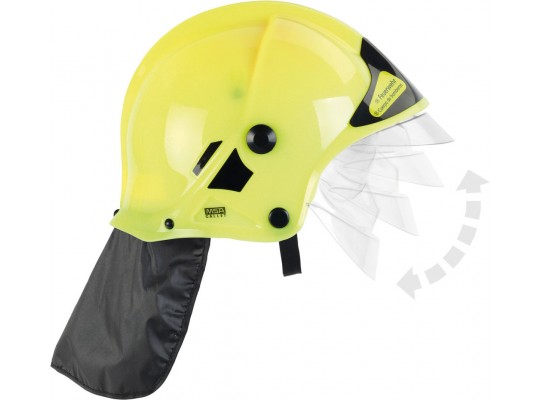Kostým dětský-helma hasičská-neonová