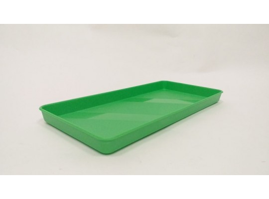 Tácek/podnos plastový-malý-25x12cm-zelený světlý