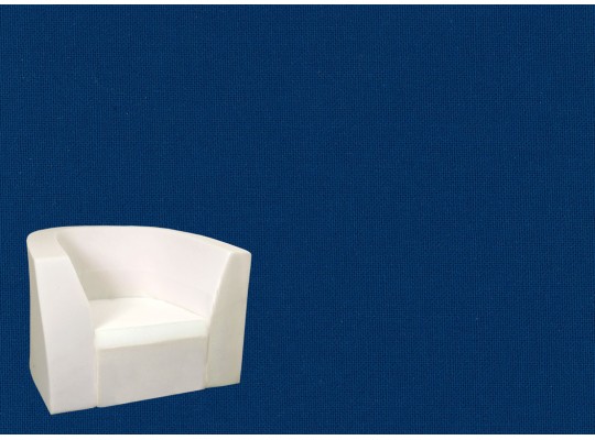 Náhradní potah na křeslo bavlna Panama modrá