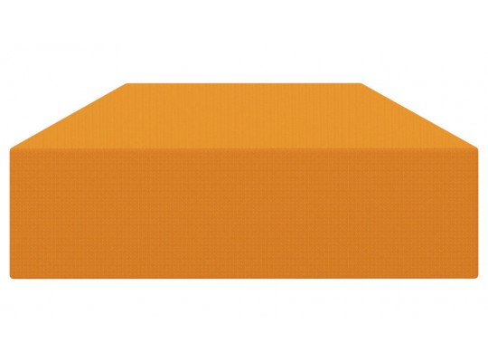 Molitanová souprava sedací-lichoběžník bez opěradla-PUR pěna Ramon oranžový světlý