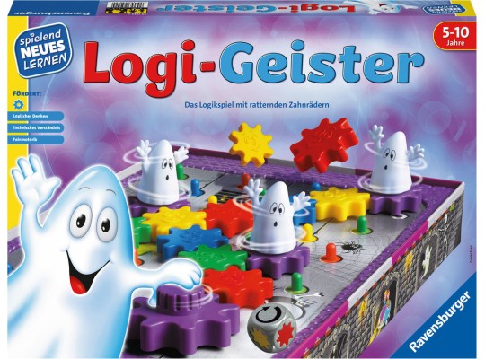 Logi Geister duchové-ozubená kolečka Ravensburger - hra společenská stolní/desková