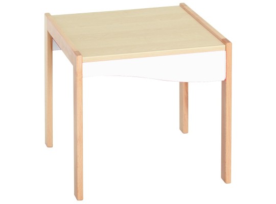 Dětská kuchyňka dřevěná stůl vysoký Aurednik 500x450x500mm lamino barevné dekor javor