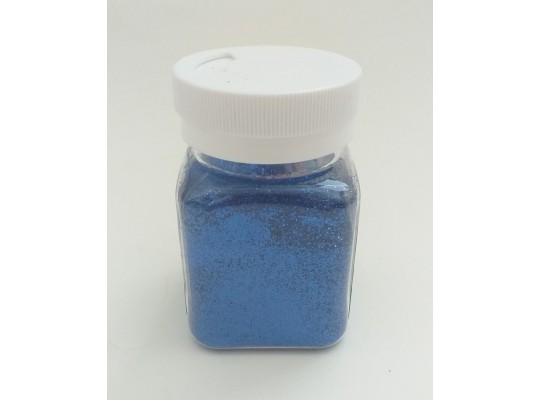 Glitry práškové třpytivé modré - 150 ml