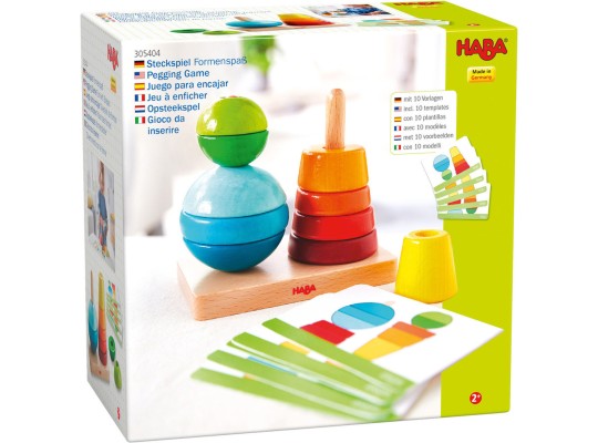 Stohovací hra HABA tvary a barvy-16dílů