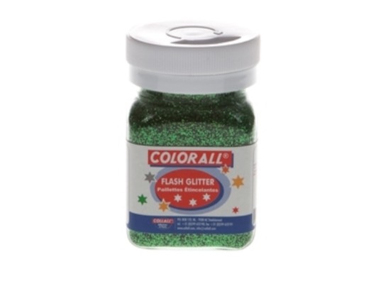 Třpytky glitry práškové třpytivé zelené - 150 ml