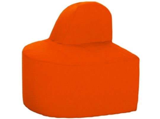Náhradní potah na soupravu sedací malou - část koncová levá s opěradlem Ramon oranžová světlá