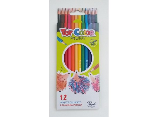 Šestihranné pastelky Toy Color - 12 ks