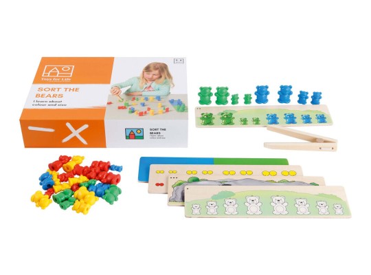 Montessori Medvídci pro počítání/třídění hra didaktická