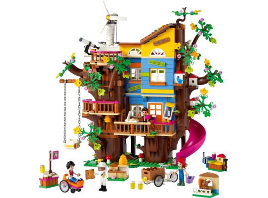 LEGO Friends 41703 Dům přátelství na stromě + 41717 Záchranná stanice + 41697 Auto ochránců želv - 1634 dílů - sada XL