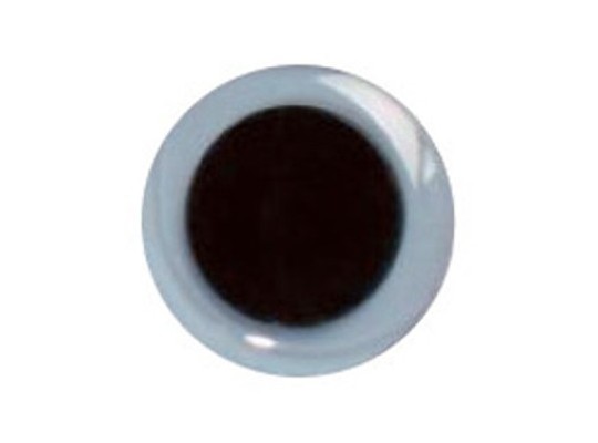 Dekorační oči pohyblivé kulaté XL pr.30 mm nelepicí 1 ks
