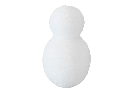 Vatová figurka bílá pr. 3,5/v.6,4 cm