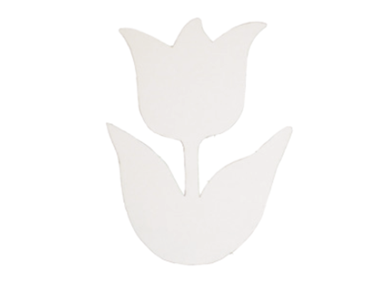 Kartonový výřez tvar k dekoraci Tulipán 20x15cm