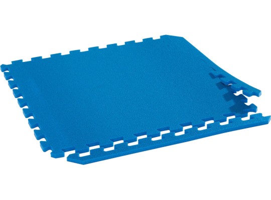 Pěnová podložka/podsedák 60x60x1,4 cm s okrajovou lištou modrá