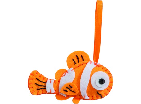 Kreativní sada šití Nemo ryba 10x6 cm