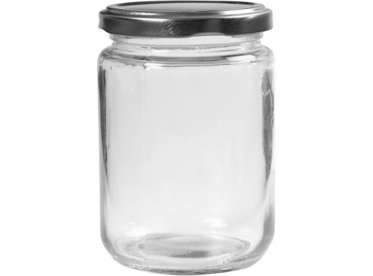 Zavařovací sklenice s víčkem 370 ml pr. 7,5 cm x 11 cm - 1 ks