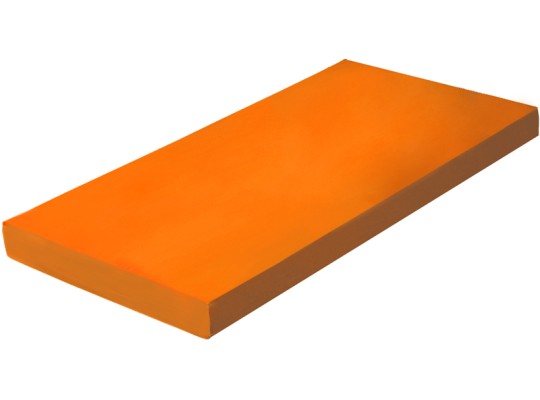 Žíněnka koženka pojený molitan 150x100x8 cm oranžová