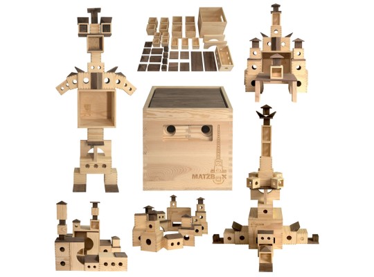 Stavebnice Matzbox dřevěná - 36 ks