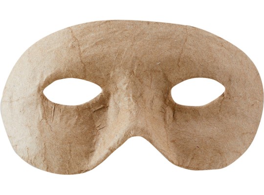 Maska z papíru/decoupage 3D plastická - 1 ks