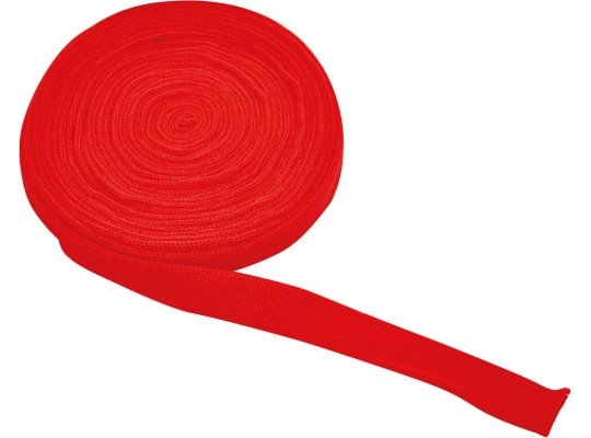 Pletený tubus/návlek červený 100 x 4 cm