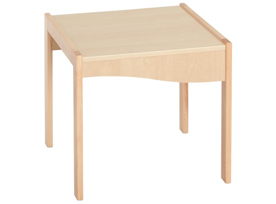 Dětská kuchyňka dřevěná stůl vysoký Aurednik 500x450x500 mm lamino přírodní dekor buk